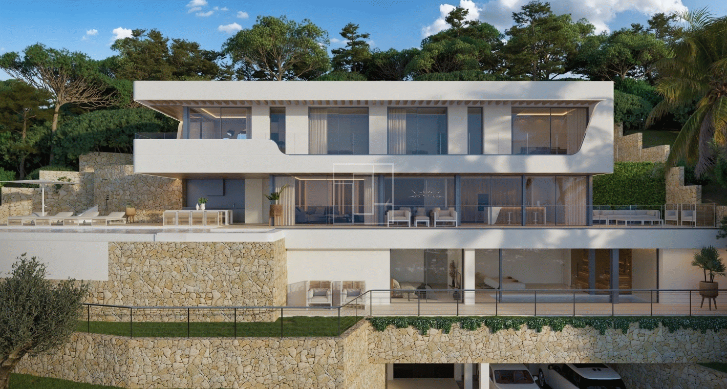 Luxury modern villa to be built in Moraira 