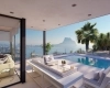 Off plan project for new to be built designer villa with sea views in Calpe