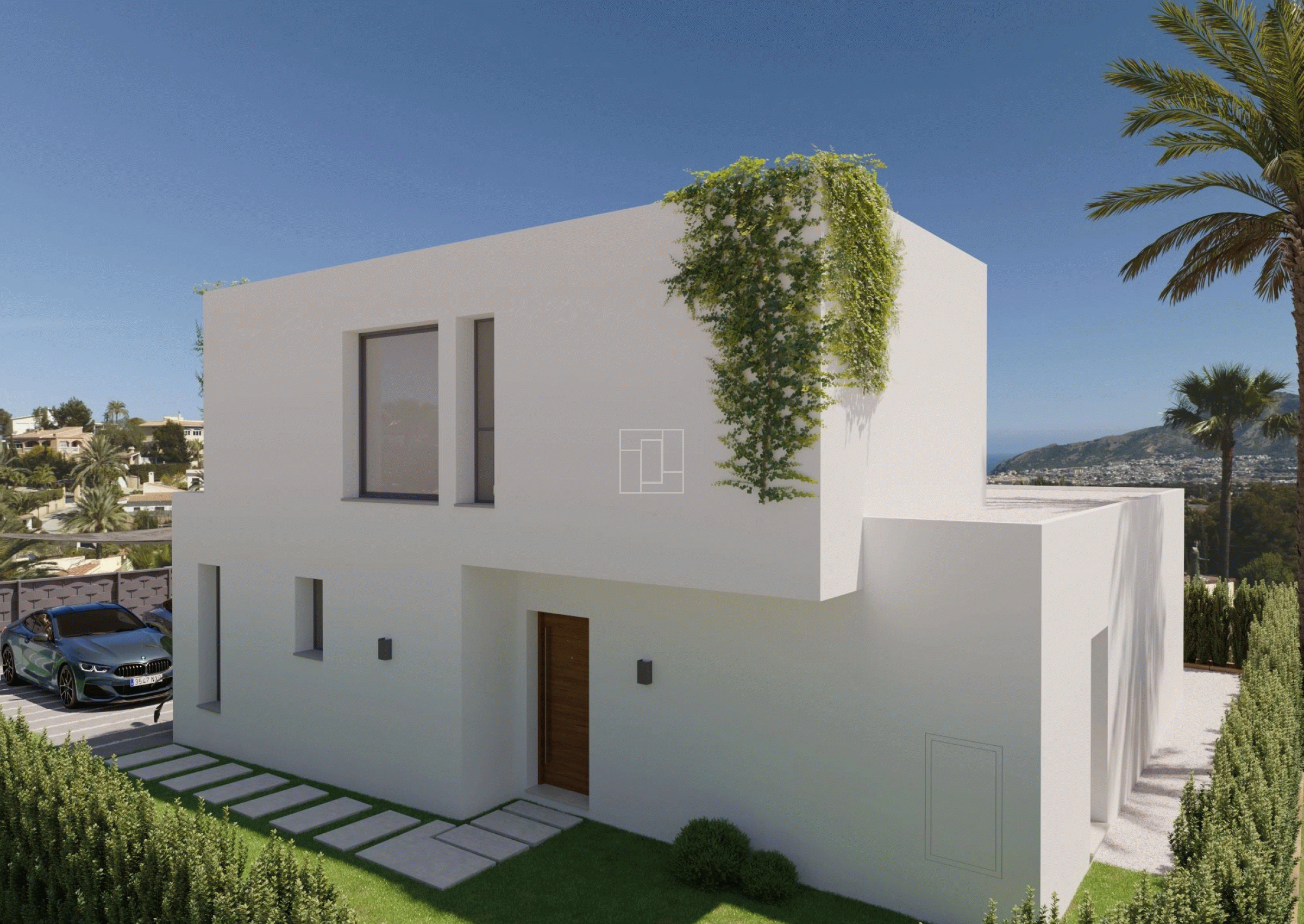 Sustainable Mediterranean villa with sea and mountain views in Alfaz del Pí AP
